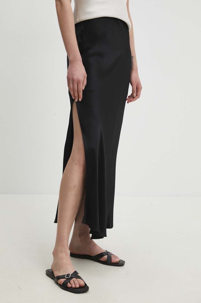 Answear Lab fustă culoarea negru, maxi, drept