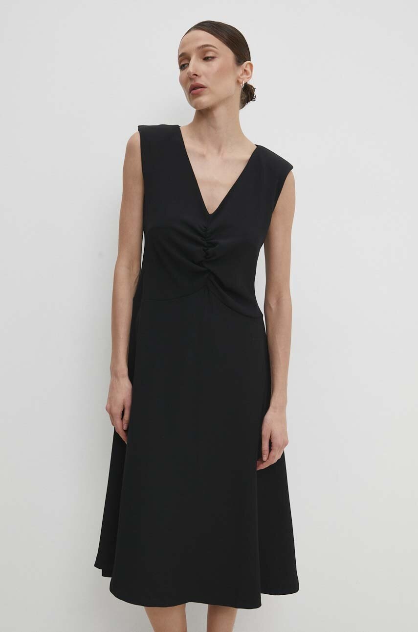 Φόρεμα Answear.LAB χρώμα: μαύρο φωτογραφία