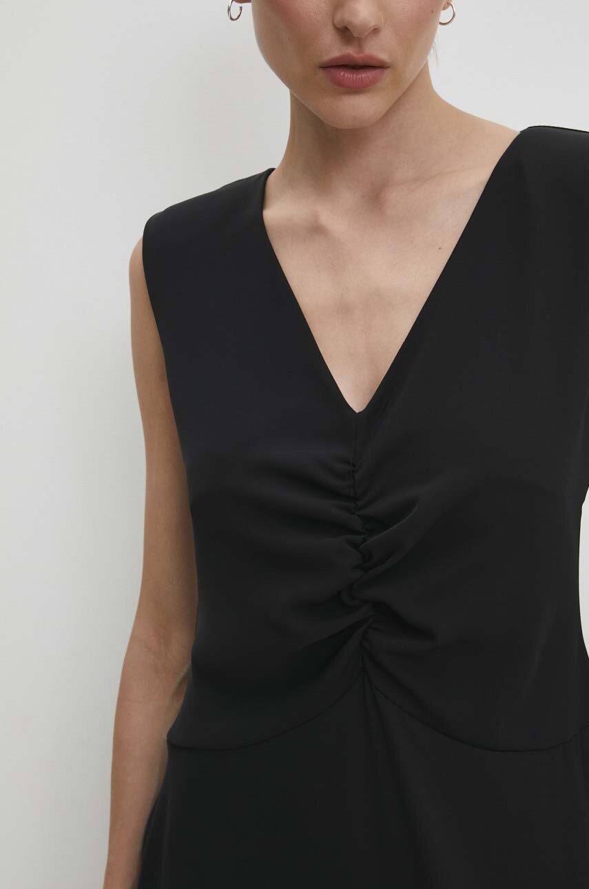 Φόρεμα Answear.LAB χρώμα: μαύρο φωτογραφία