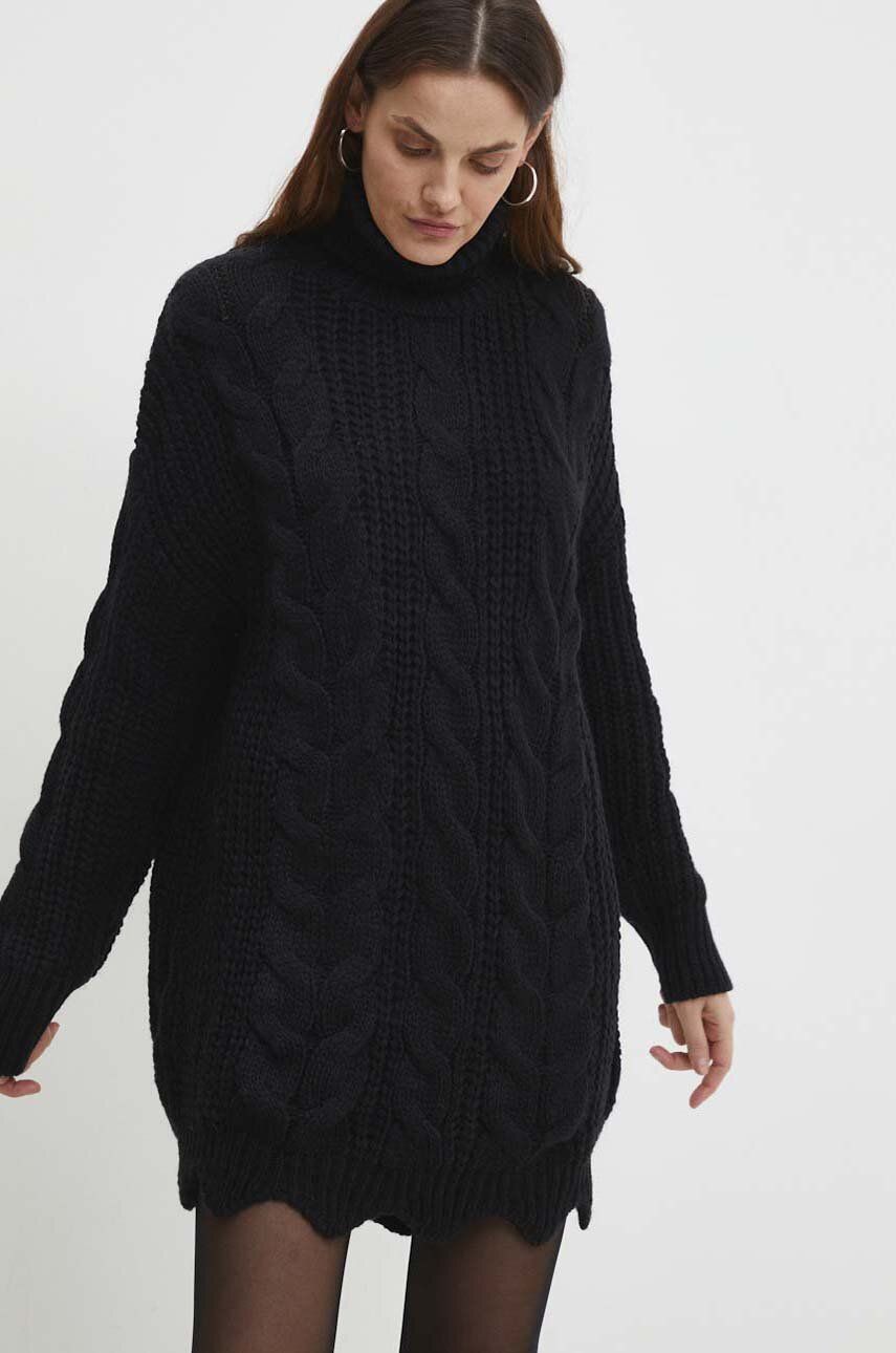 Сукня Answear Lab колір чорний mini oversize