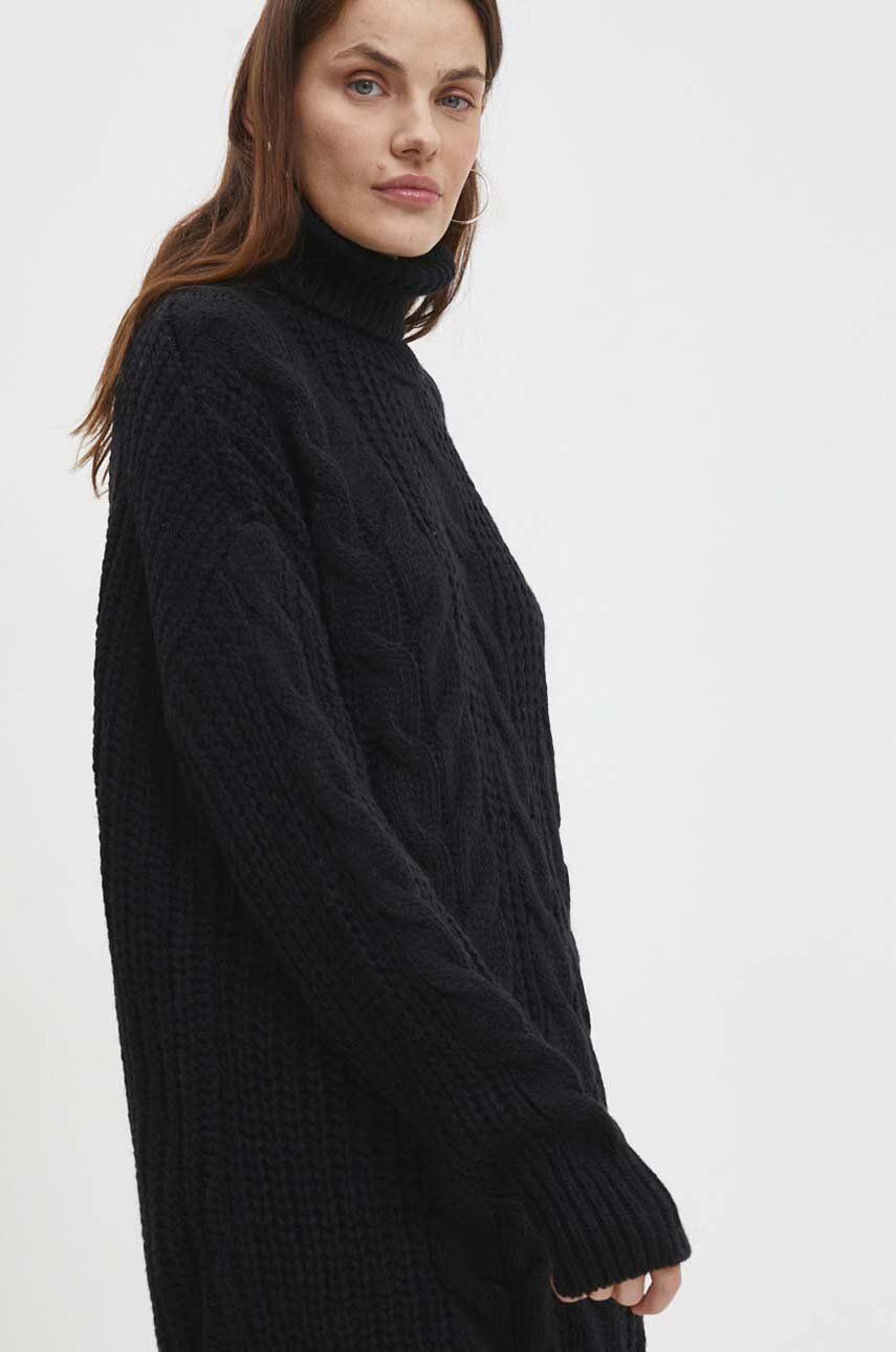 Сукня Answear Lab колір чорний mini oversize