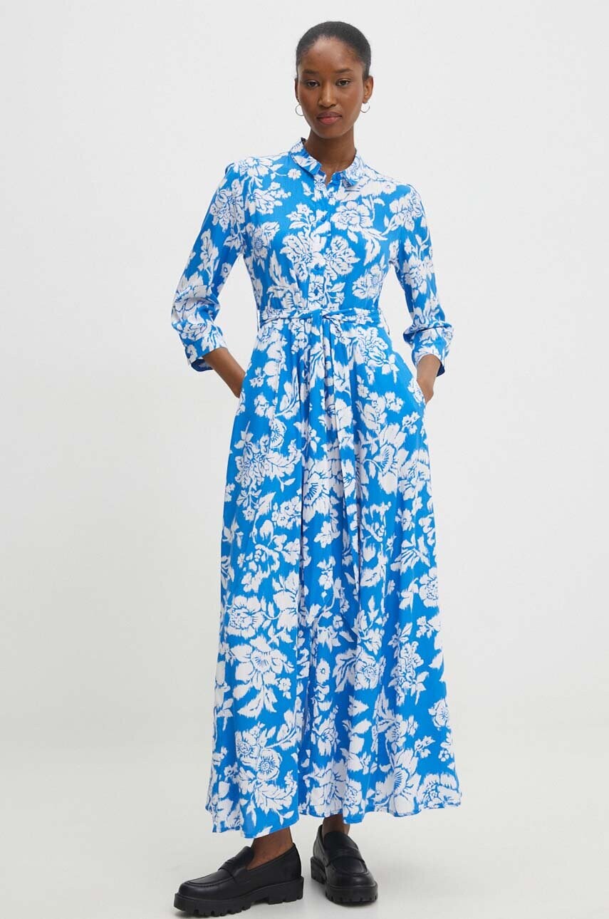 Answear Lab rochie maxi, evazati Answear Lab rochie maxi, evazati