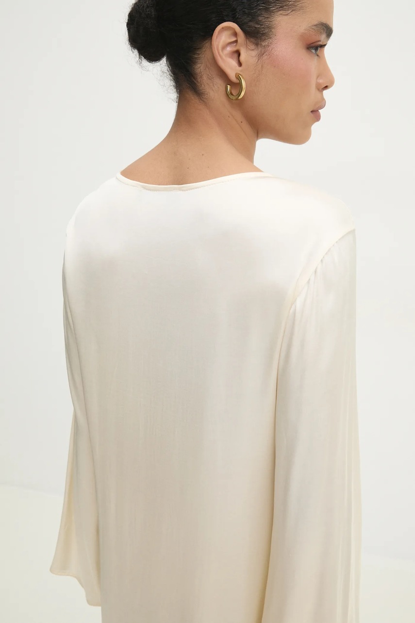 Φόρεμα Answear.LAB χρώμα: μπεζ φωτογραφία