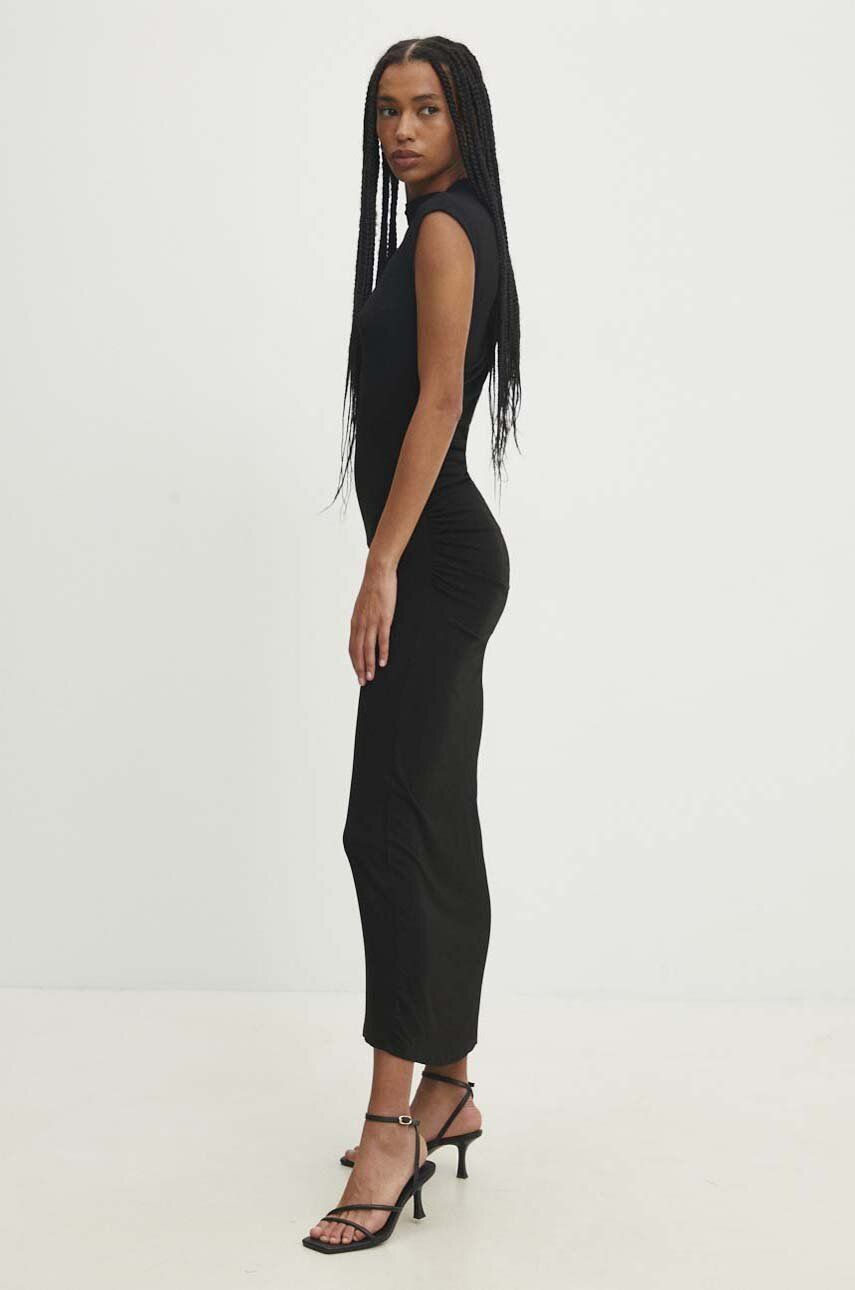 Answear Lab rochie culoarea negru, maxi, mulata - WW24 SUD0FE 99X F1 Answear Lab rochie culoarea negru, maxi, mulata