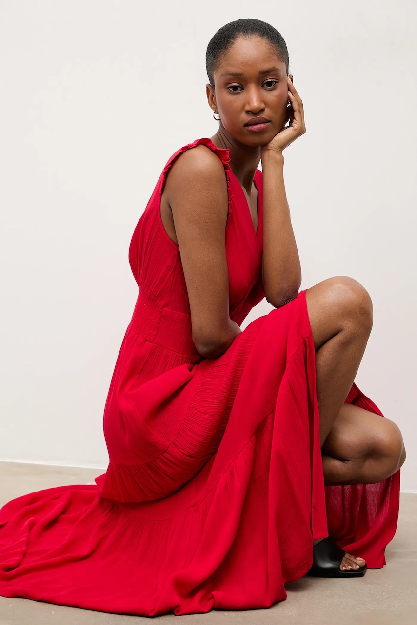 Answear.LAB rochie evazată cu vâscoză