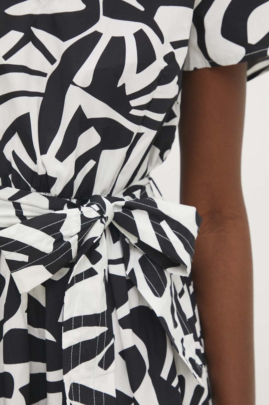 Βαμβακερό φόρεμα Answear.LAB χρώμα: μαύρο φωτογραφία