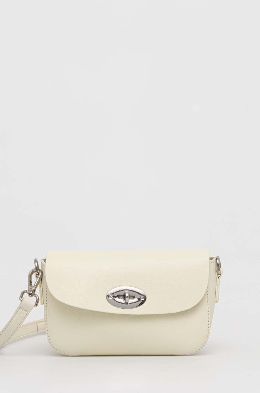 Answear Lab poseta de piele culoarea bej