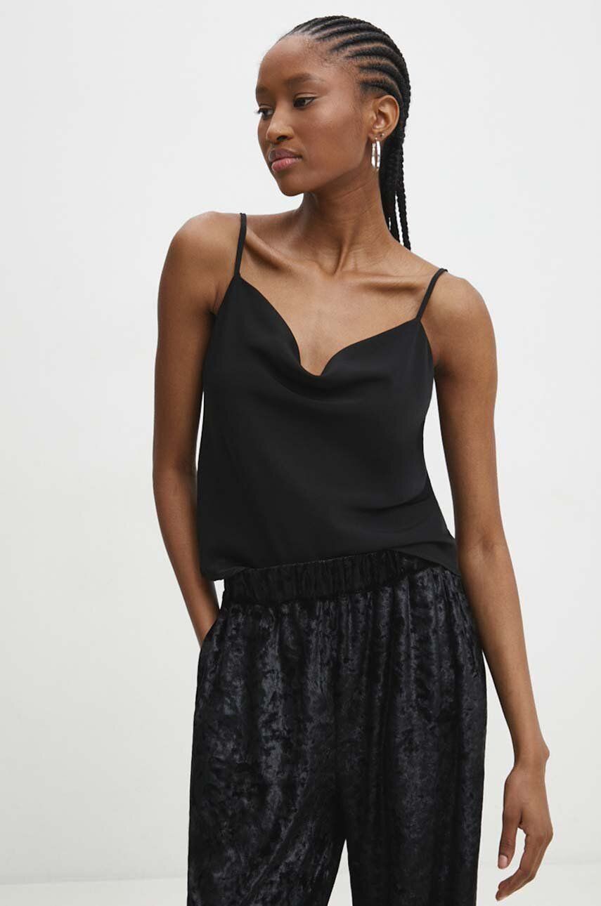 Answear Lab top femei, culoarea negru - Shoppu.ro