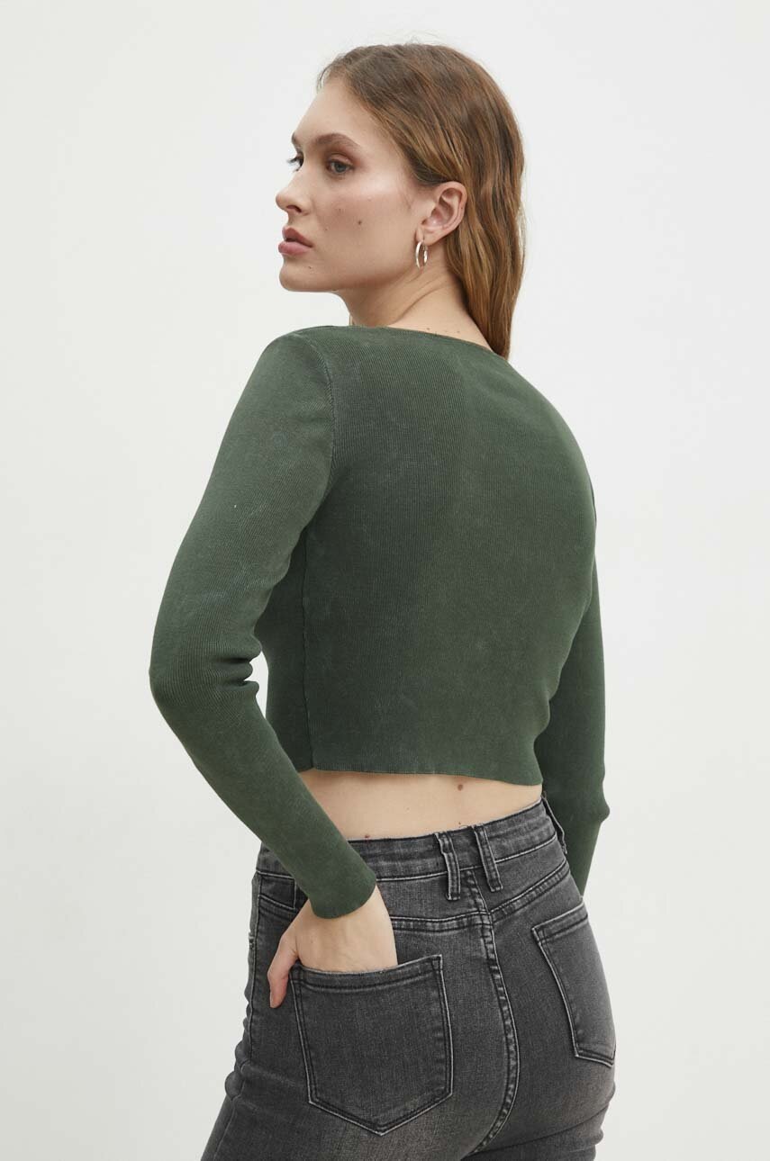 Longsleeve Answear.LAB χρώμα: πράσινο φωτογραφία