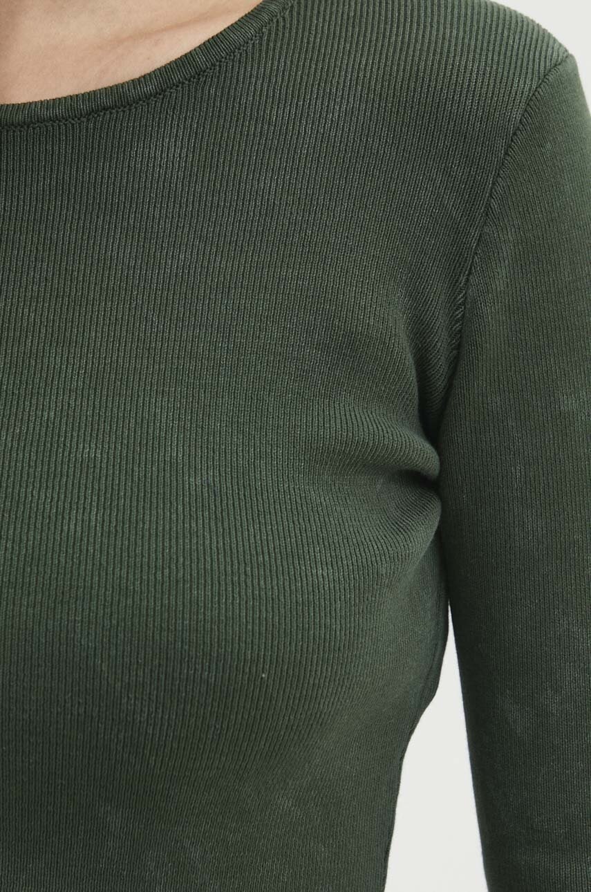 Longsleeve Answear.LAB χρώμα: πράσινο φωτογραφία