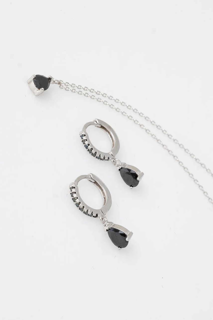 Серебряный комплект - колье и серьги Answear Lab Серебряный комплект - колье и серьги Answear Lab