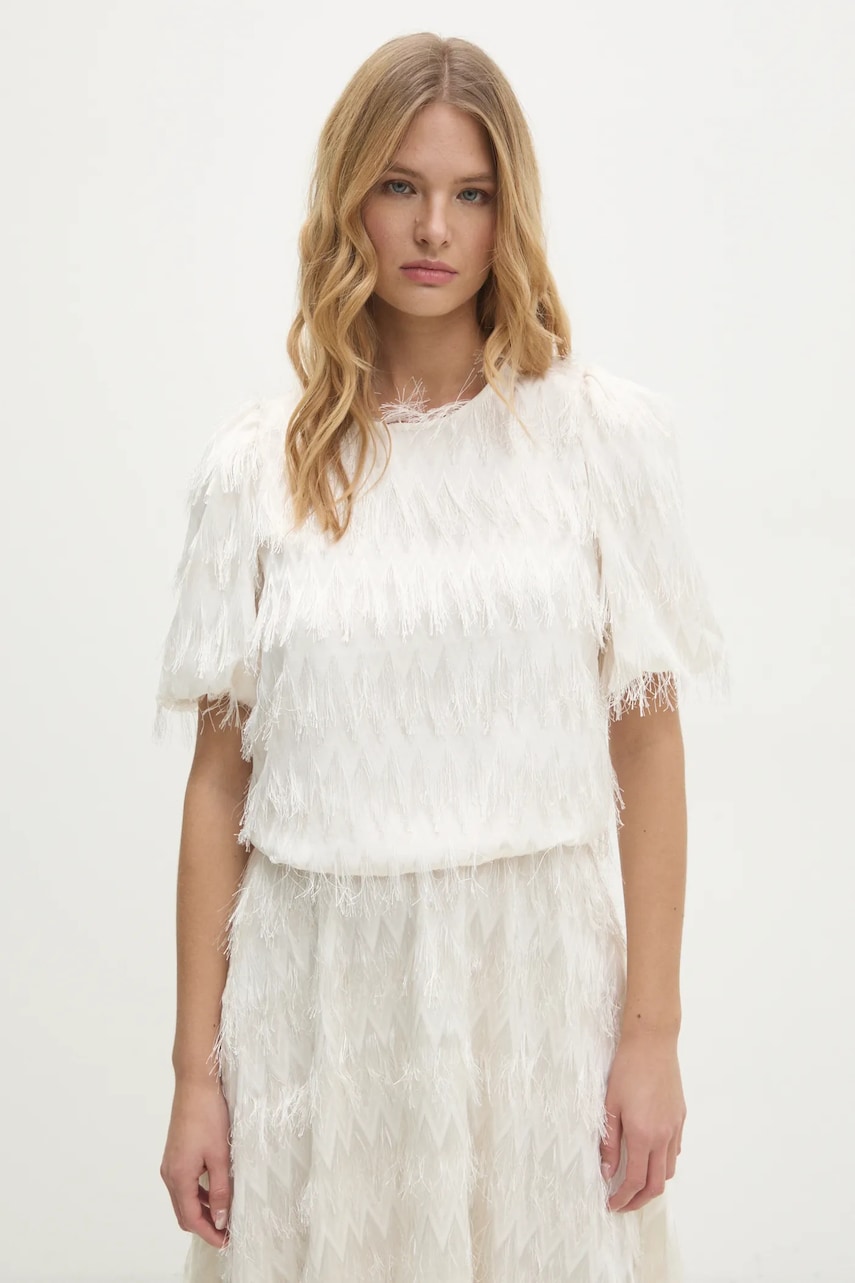 Answear Lab bluza femei, culoarea bej, modelator Answear Lab bluza femei, culoarea bej, modelator