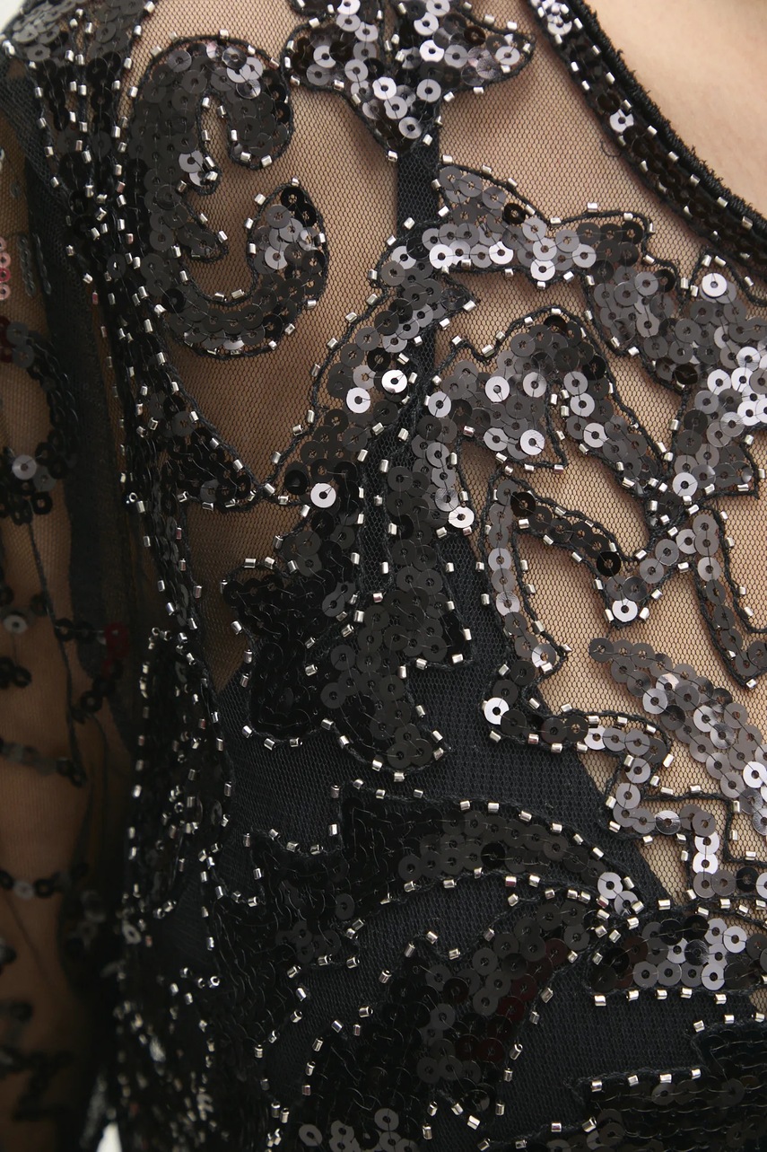 Μπλουζάκι Answear.LAB χρώμα: μαύρο φωτογραφία