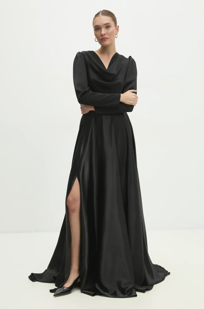 Блузка Answear.LAB женская цвет чёрный однотонная Блузка Answear.LAB женская цвет чёрный однотонная