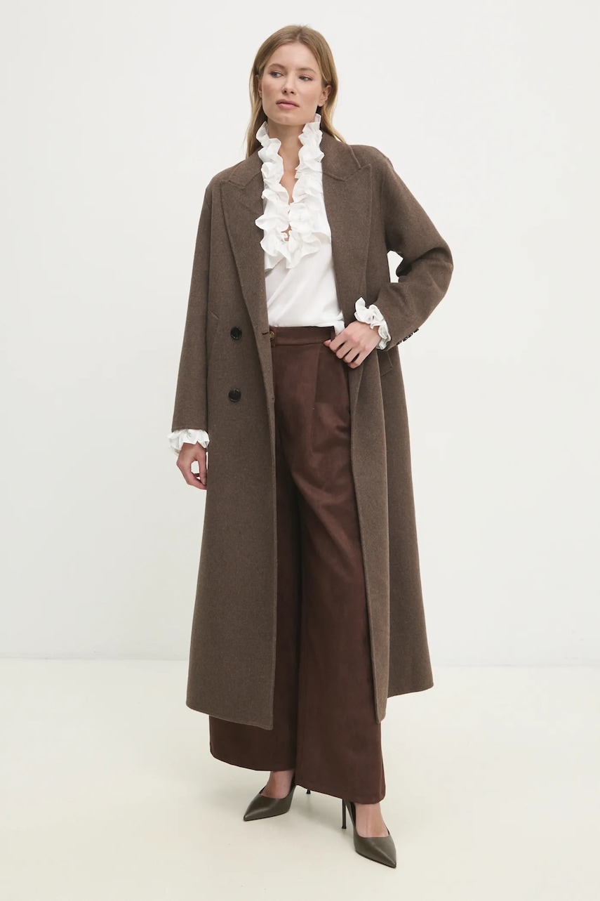 Answear.LAB halenka s volánkem dámská z viskózy