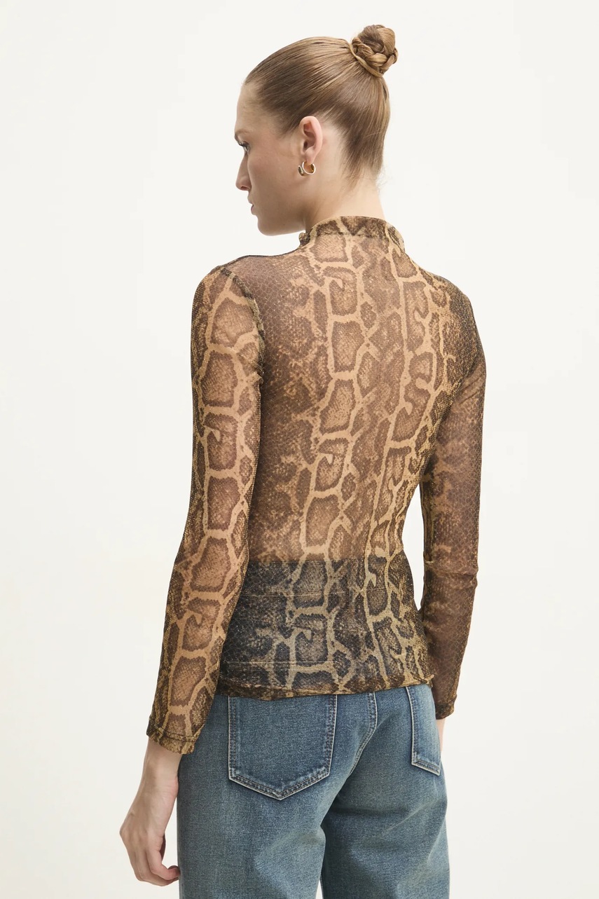 Μπλουζάκι Answear.LAB χρώμα: χρυσαφί φωτογραφία