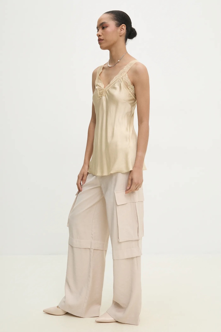 Μπλουζάκι Answear.LAB χρώμα: κίτρινο φωτογραφία