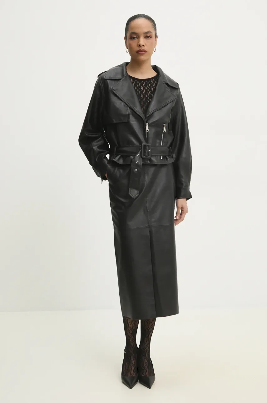 Блузка Answear.LAB женская цвет чёрный узор Блузка Answear.LAB женская цвет чёрный узор
