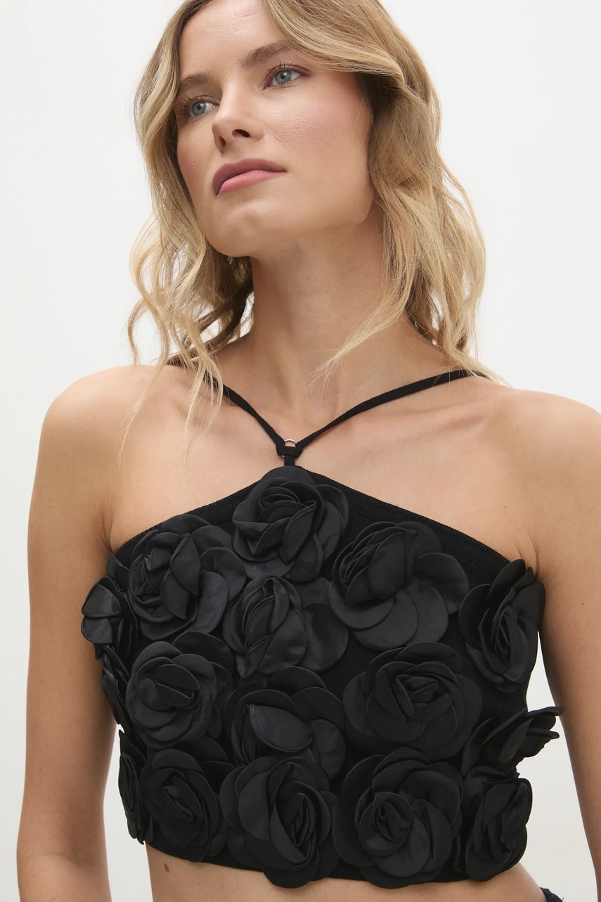 Top Answear.LAB χρώμα: μαύρο φωτογραφία