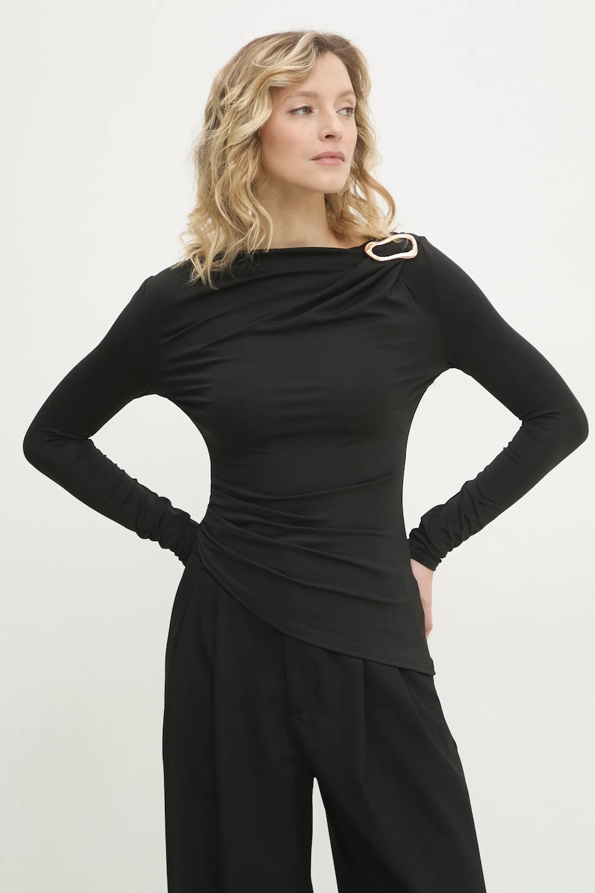 Answear Lab longsleeve femei, culoarea negru Answear Lab longsleeve femei, culoarea negru