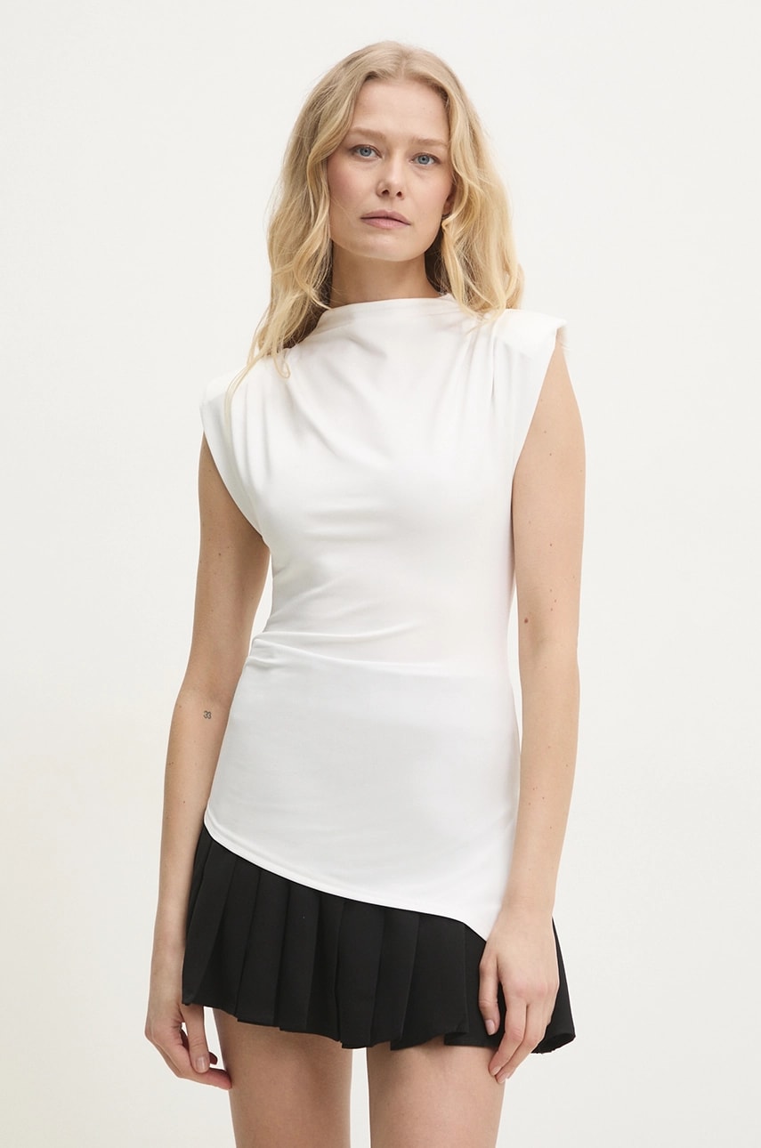 Answear Lab top femei, culoarea alb, cu turtleneck Answear Lab top femei, culoarea alb, cu turtleneck