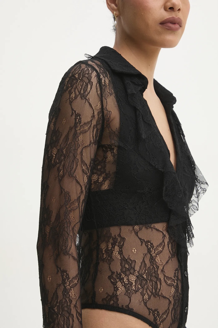 Κορμάκι Answear.LAB χρώμα: μαύρο φωτογραφία