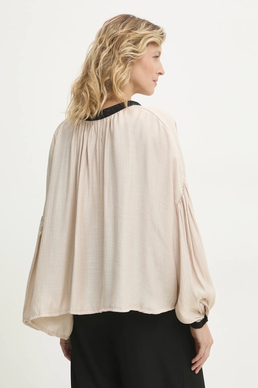 Πουκάμισο Answear.LAB χρώμα: μπεζ φωτογραφία