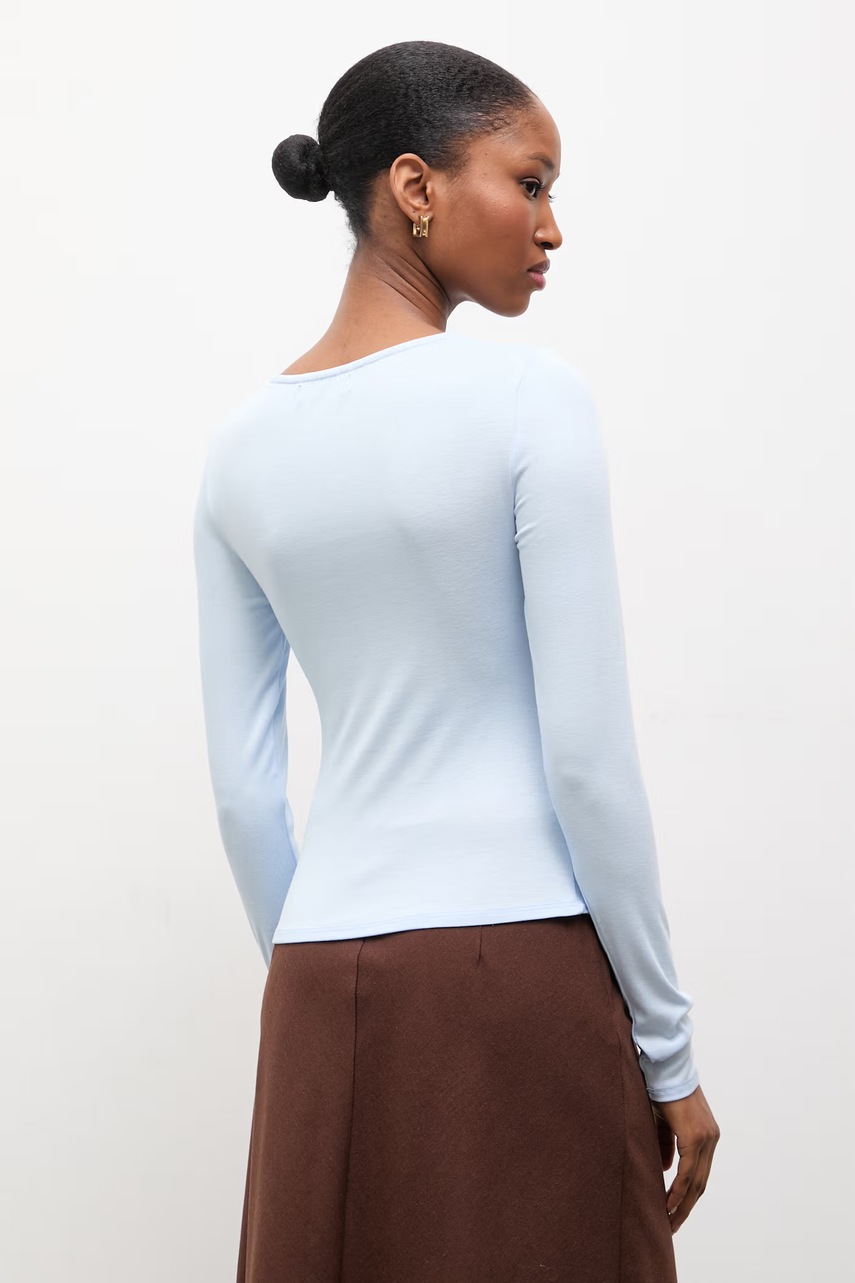 Answear.LAB asymetrická dámská halenka s viskózou (obrázek 3)