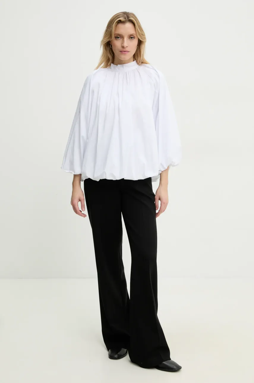 Блузка Answear.LAB женская цвет белый однотонная Блузка Answear.LAB женская цвет белый однотонная