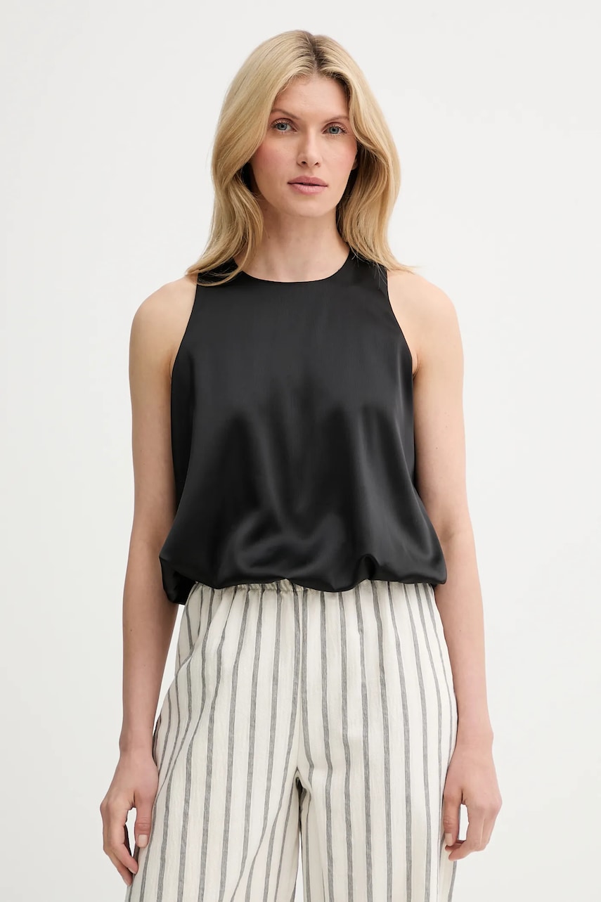 Answear Lab bluza culoarea negru, neted