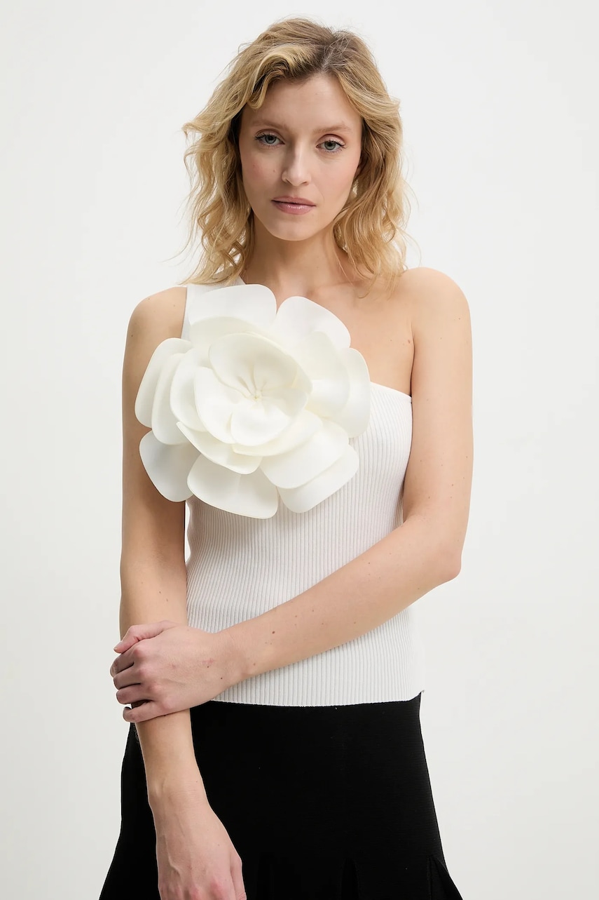 Answear Lab bluza femei, culoarea alb, cu imprimeu Answear Lab bluza femei, culoarea alb, cu imprimeu