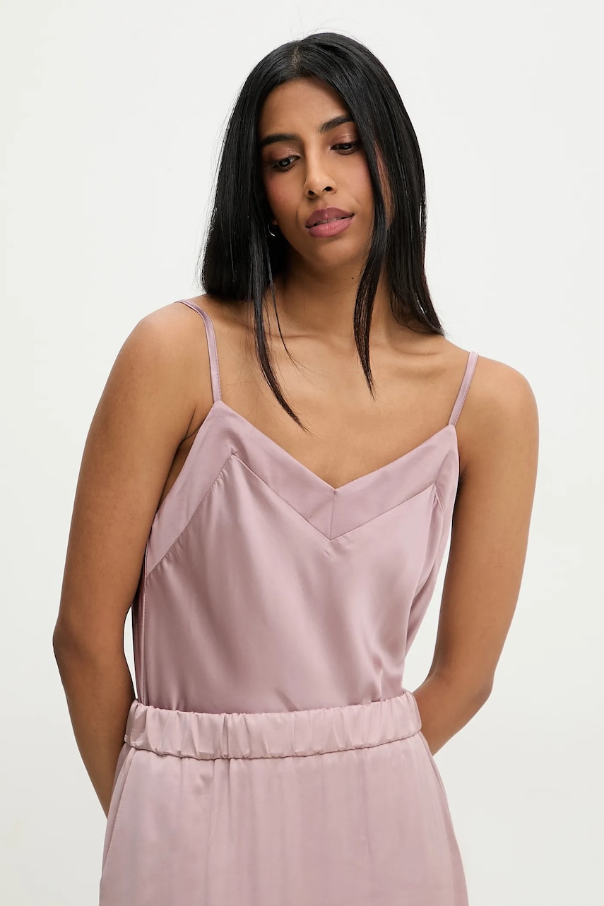 Answear Lab bluza femei, culoarea roz, neted