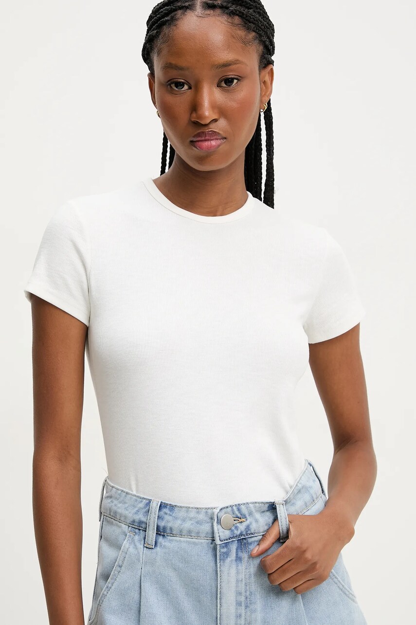 Answear Lab tricou femei, culoarea alb