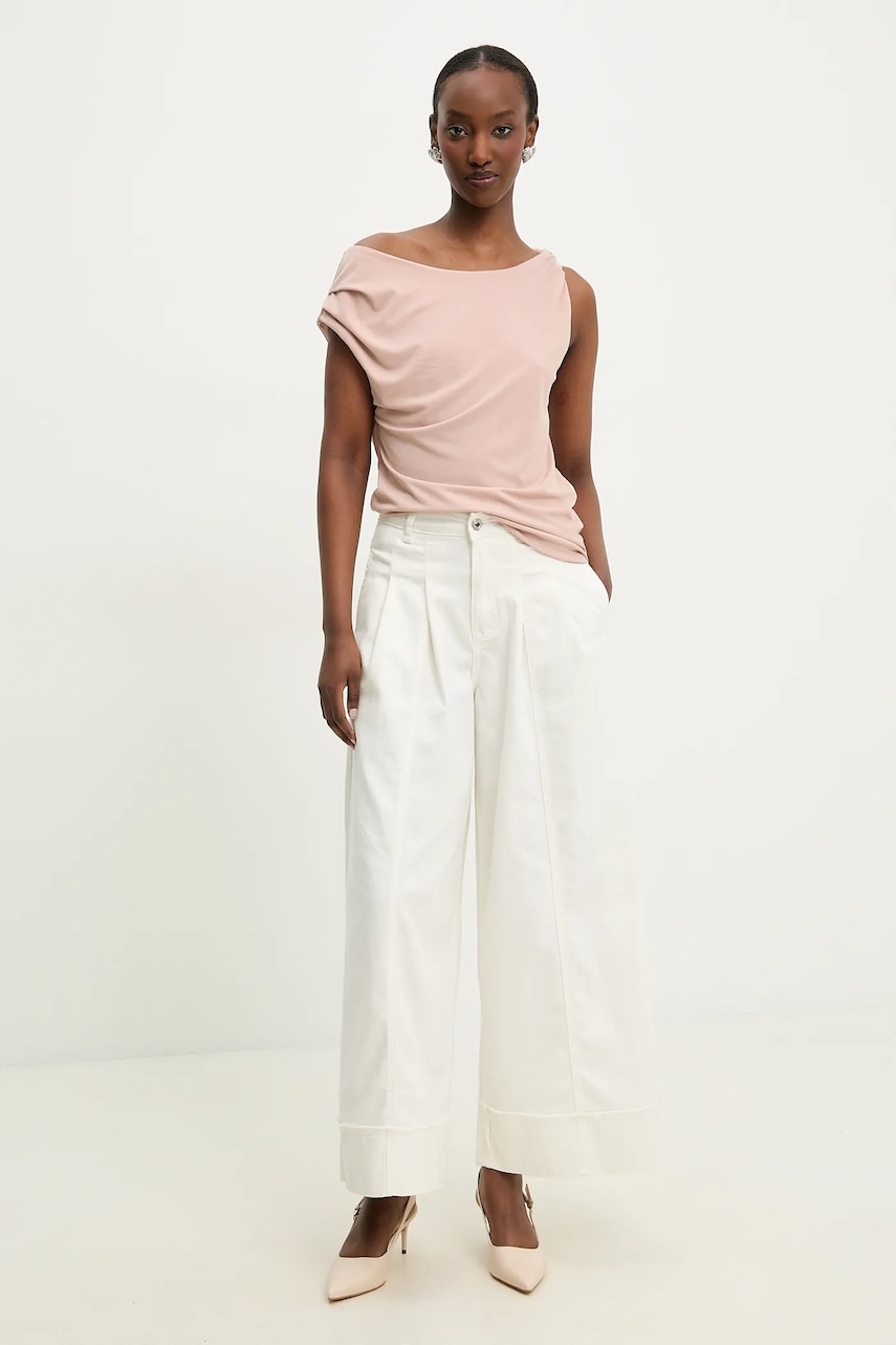 Блузка Answear.LAB женская цвет розовый однотонная Блузка Answear.LAB женская цвет розовый однотонная