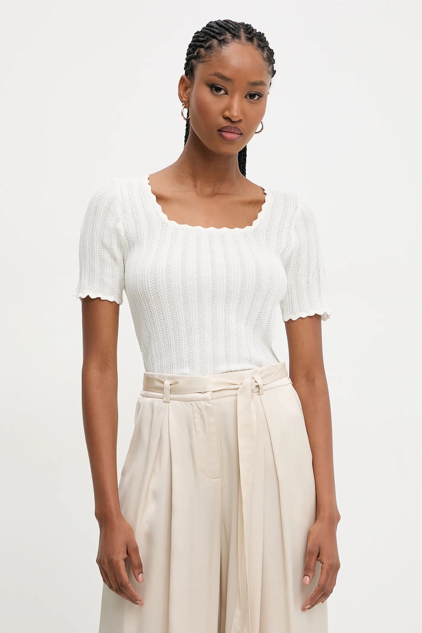 Answear Lab pulover femei, culoarea alb, light