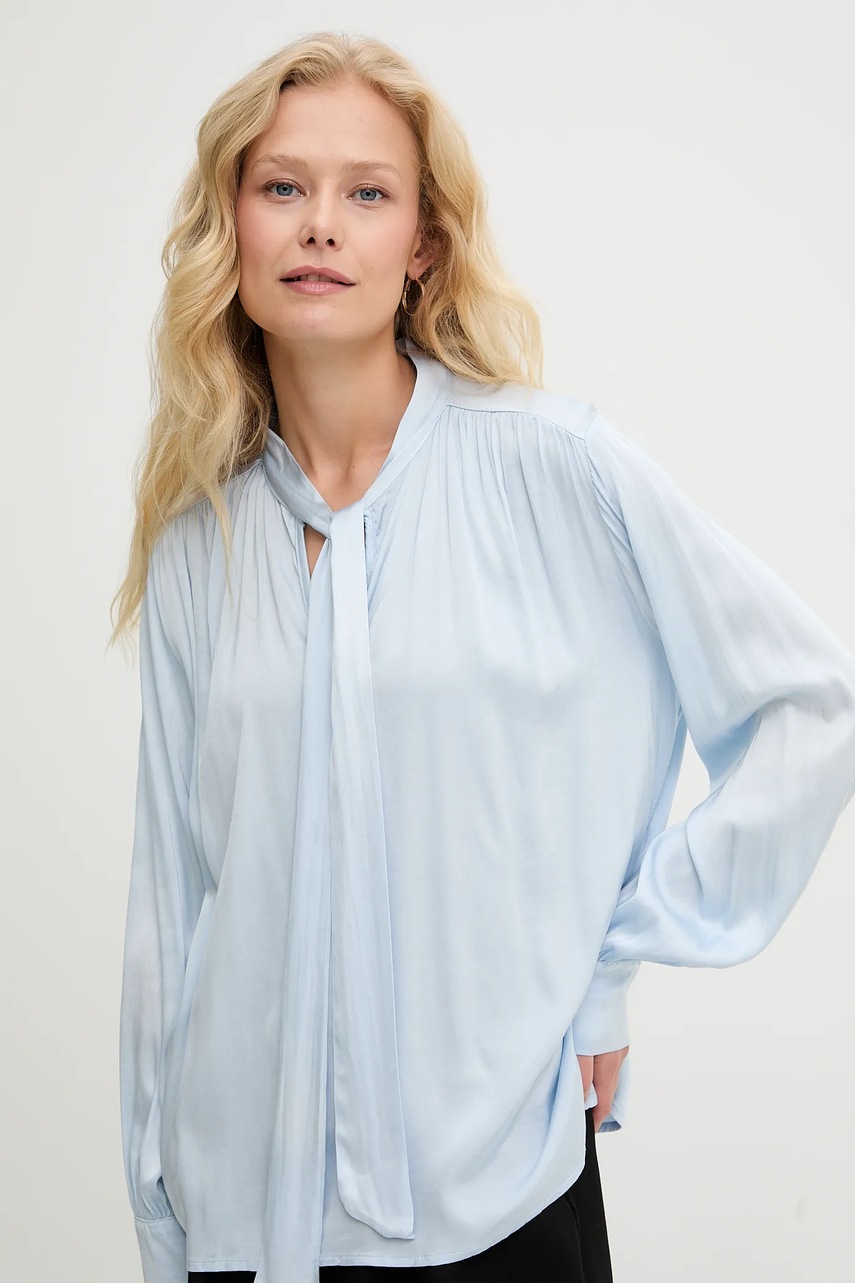 Μπλουζάκι Answear.LAB χρώμα: μπλε φωτογραφία