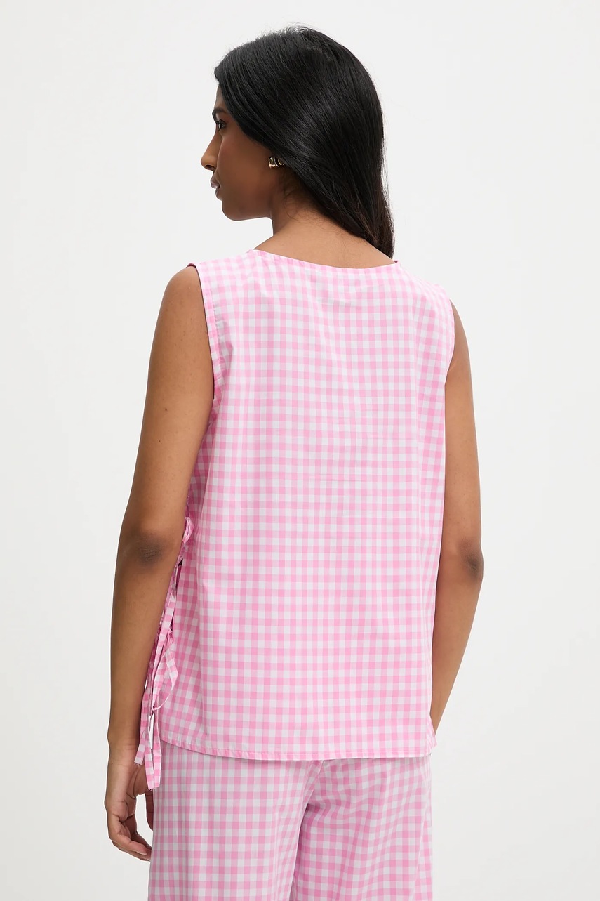 Βαμβακερή μπλούζα Answear.LAB γυναικεία, χρώμα: ροζ φωτογραφία