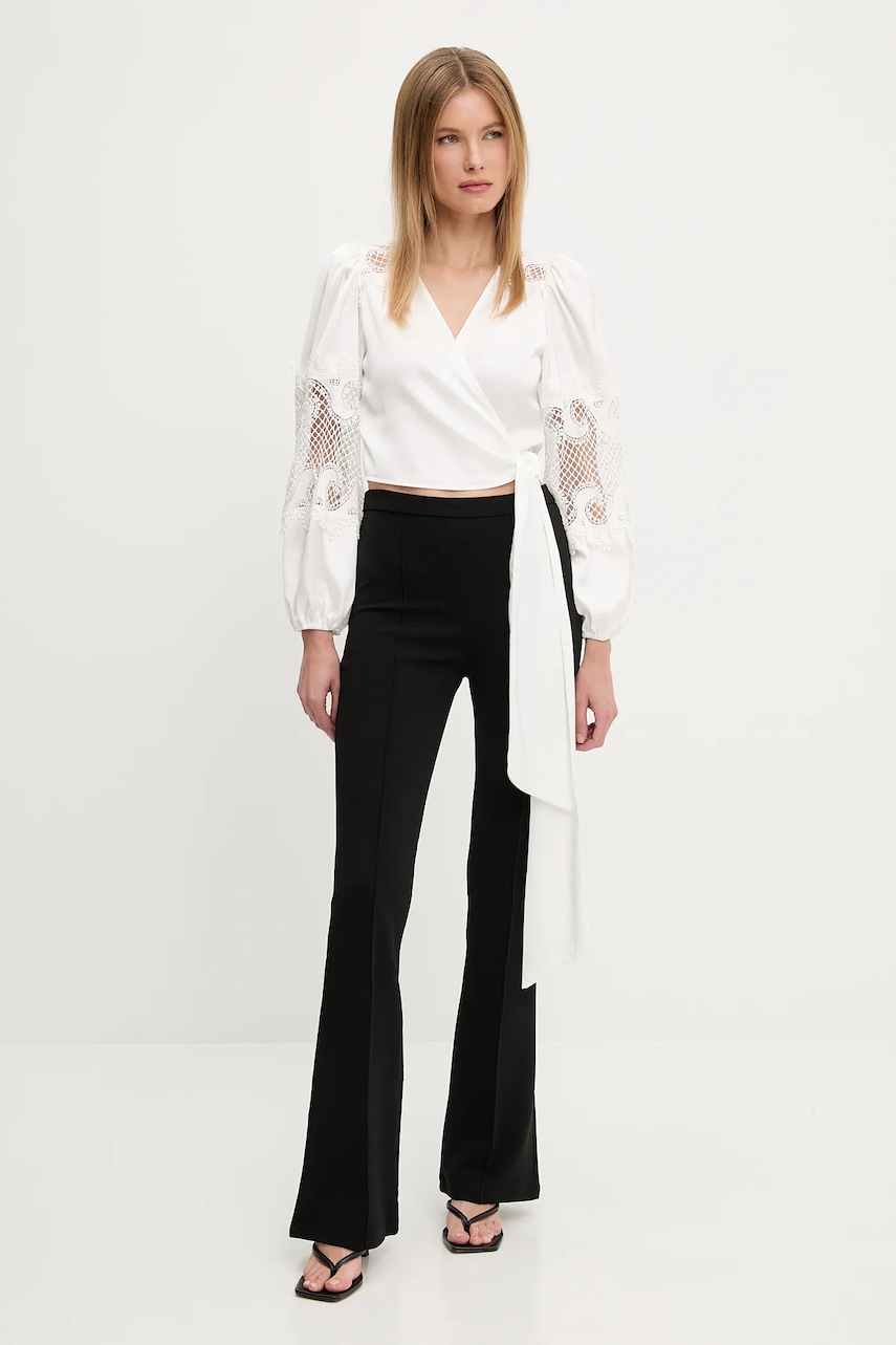 Блузка Answear.LAB женская цвет белый с аппликацией Блузка Answear.LAB женская цвет белый с аппликацией