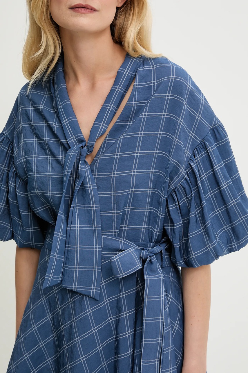 Πουκάμισο Answear.LAB χρώμα: μπλε φωτογραφία