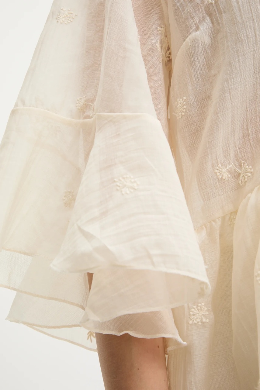 Μπλουζάκι Answear.LAB χρώμα: μπεζ φωτογραφία