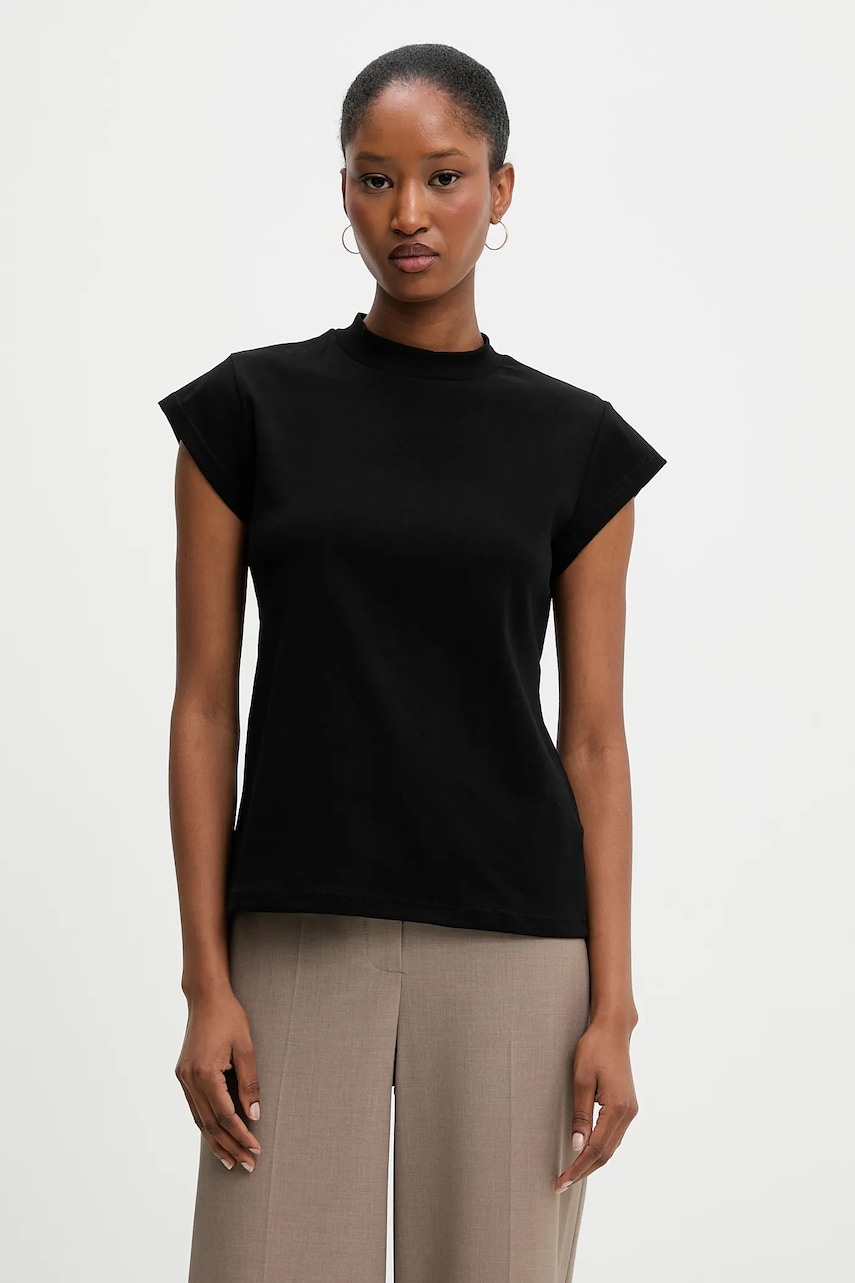 Answear Lab tricou culoarea negru