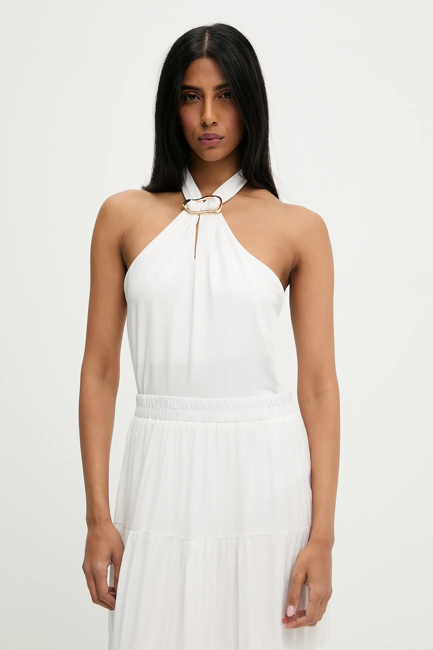 Answear Lab body culoarea alb, neted