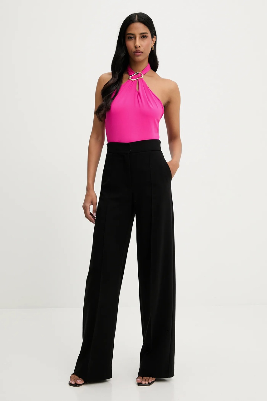 Боди Answear.LAB цвет розовый однотонная