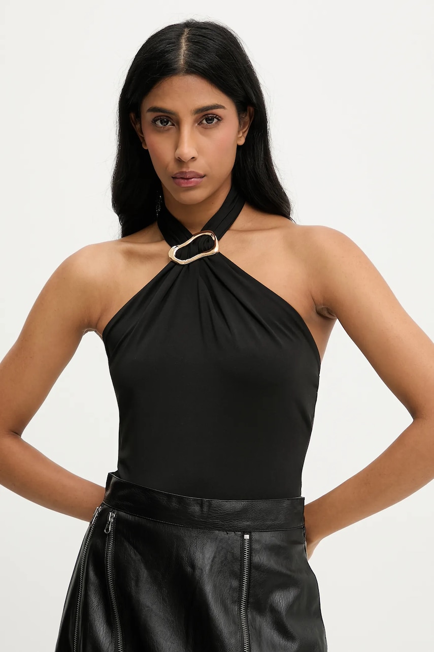 Answear Lab body culoarea negru, neted