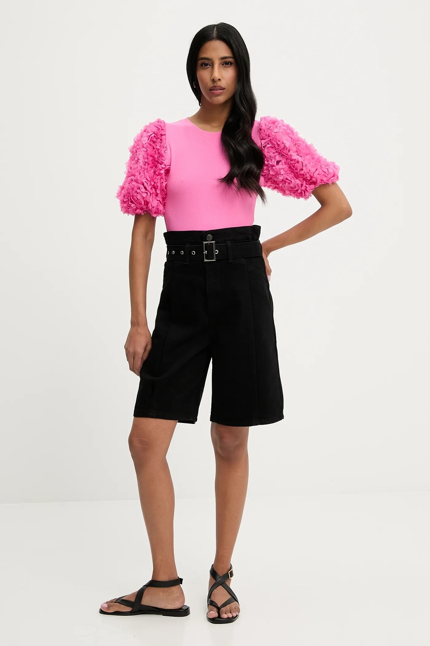 Боди Answear.LAB цвет розовый однотонная