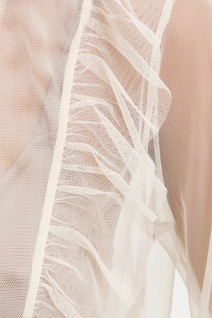 Μπλουζάκι Answear.LAB χρώμα: μπεζ φωτογραφία