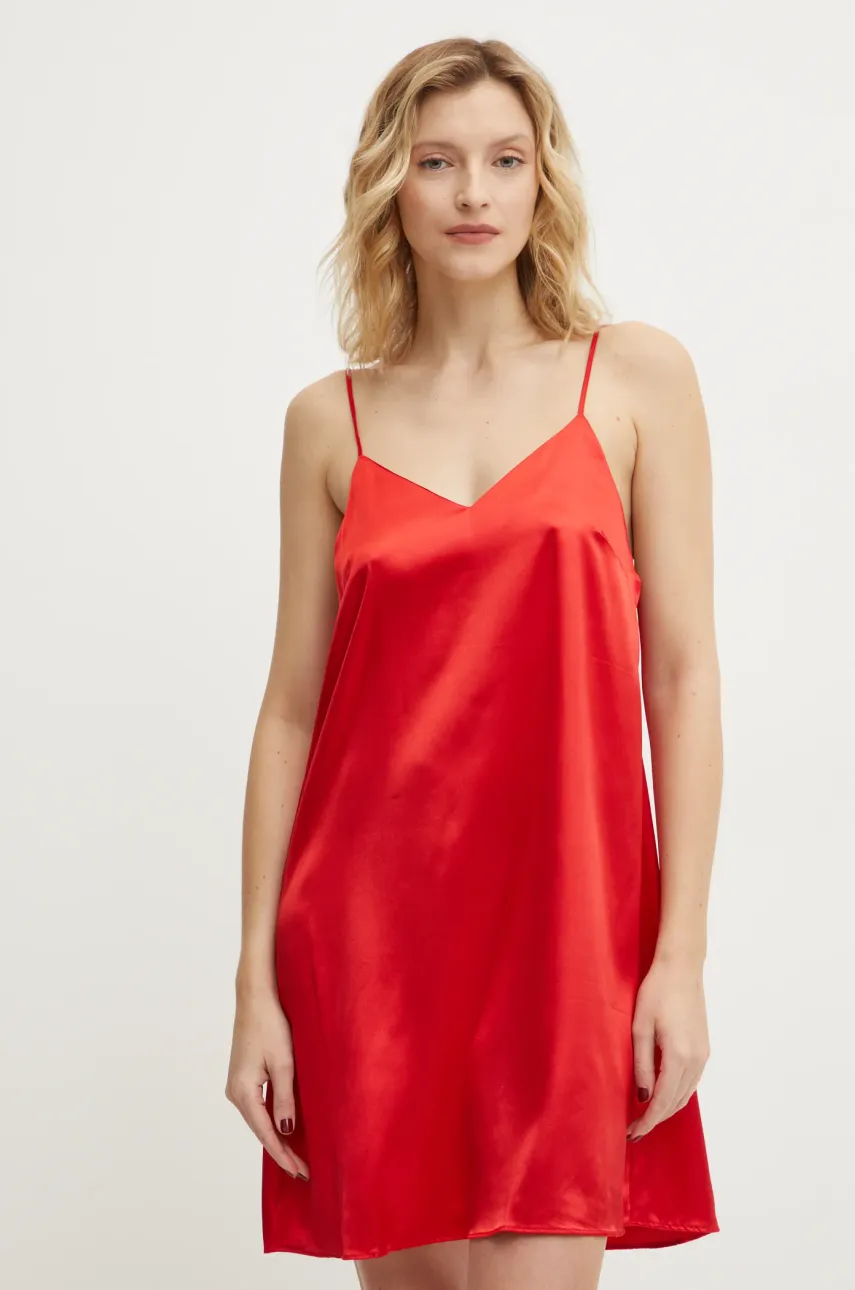 Пижама Answear.LAB женская цвет красный из сатина Пижама Answear.LAB женская цвет красный из сатина