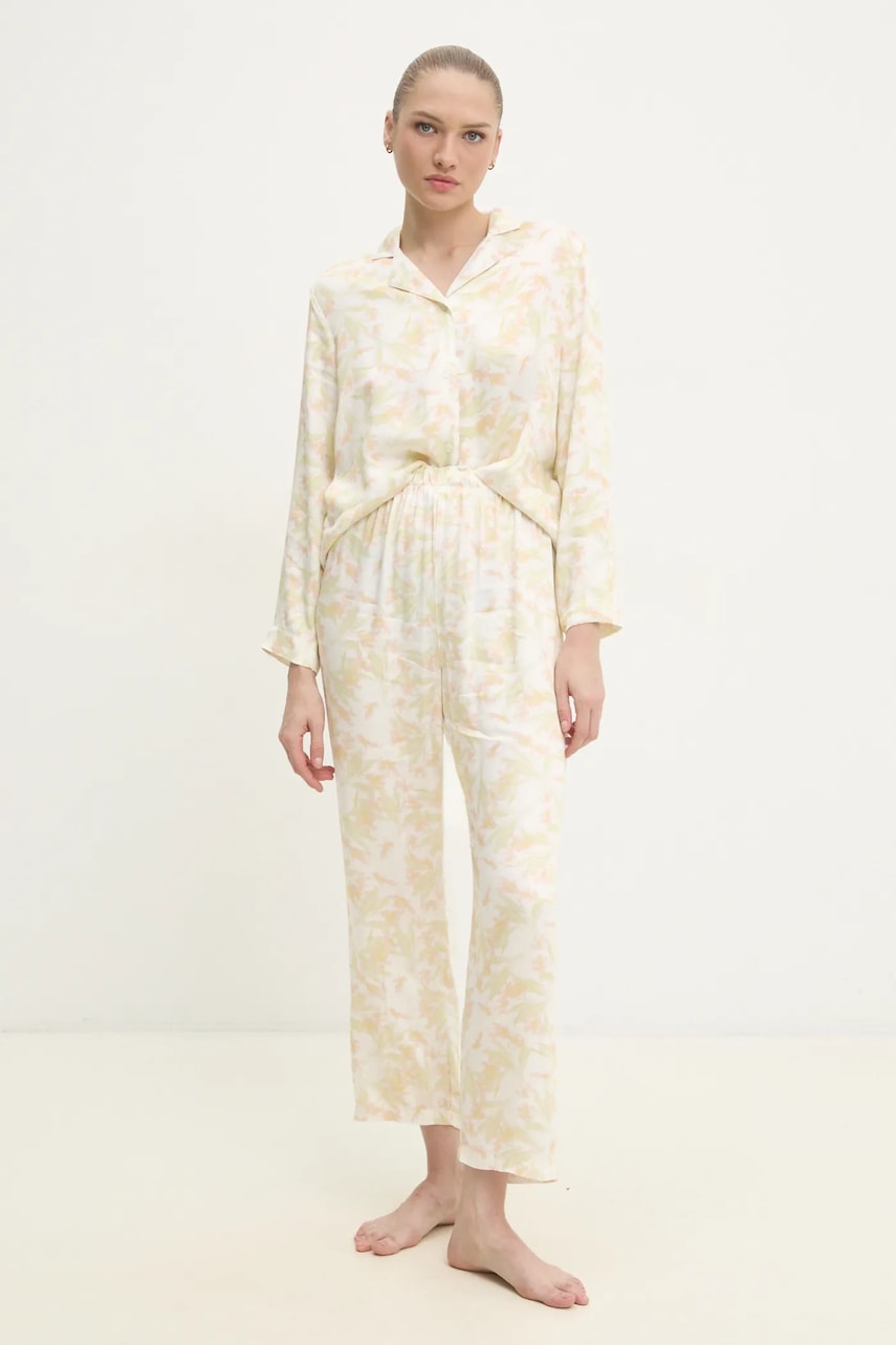 Answear Lab pijama femei, culoarea verde - 0 | YEO