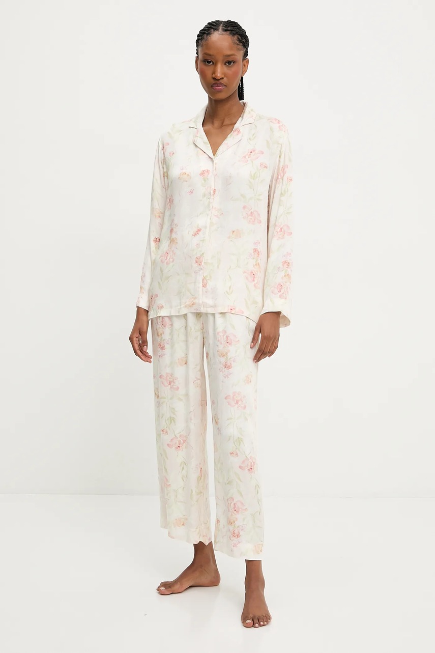 Answear Lab pijama culoarea roz