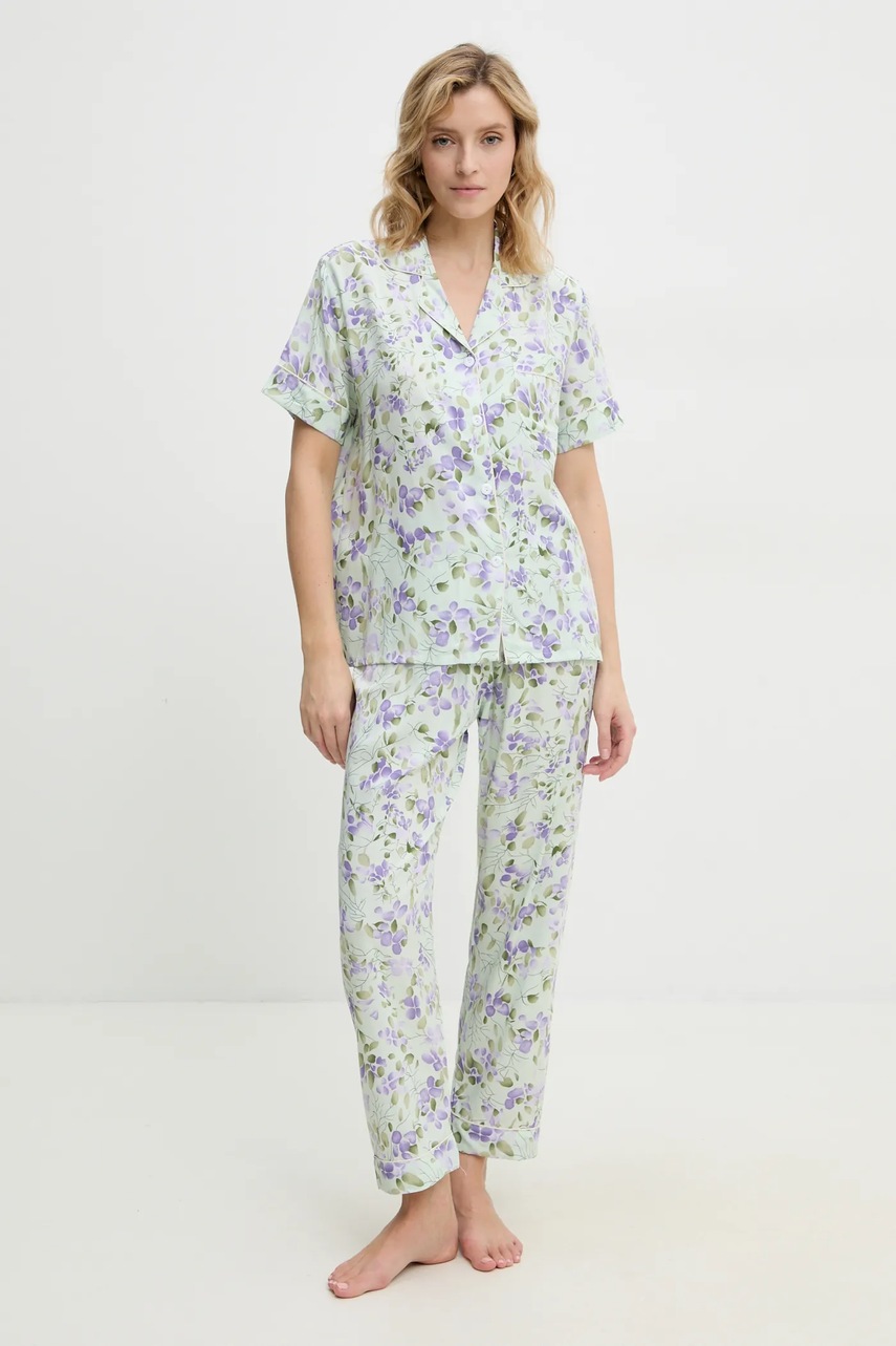 Answear Lab pijama femei, culoarea violet